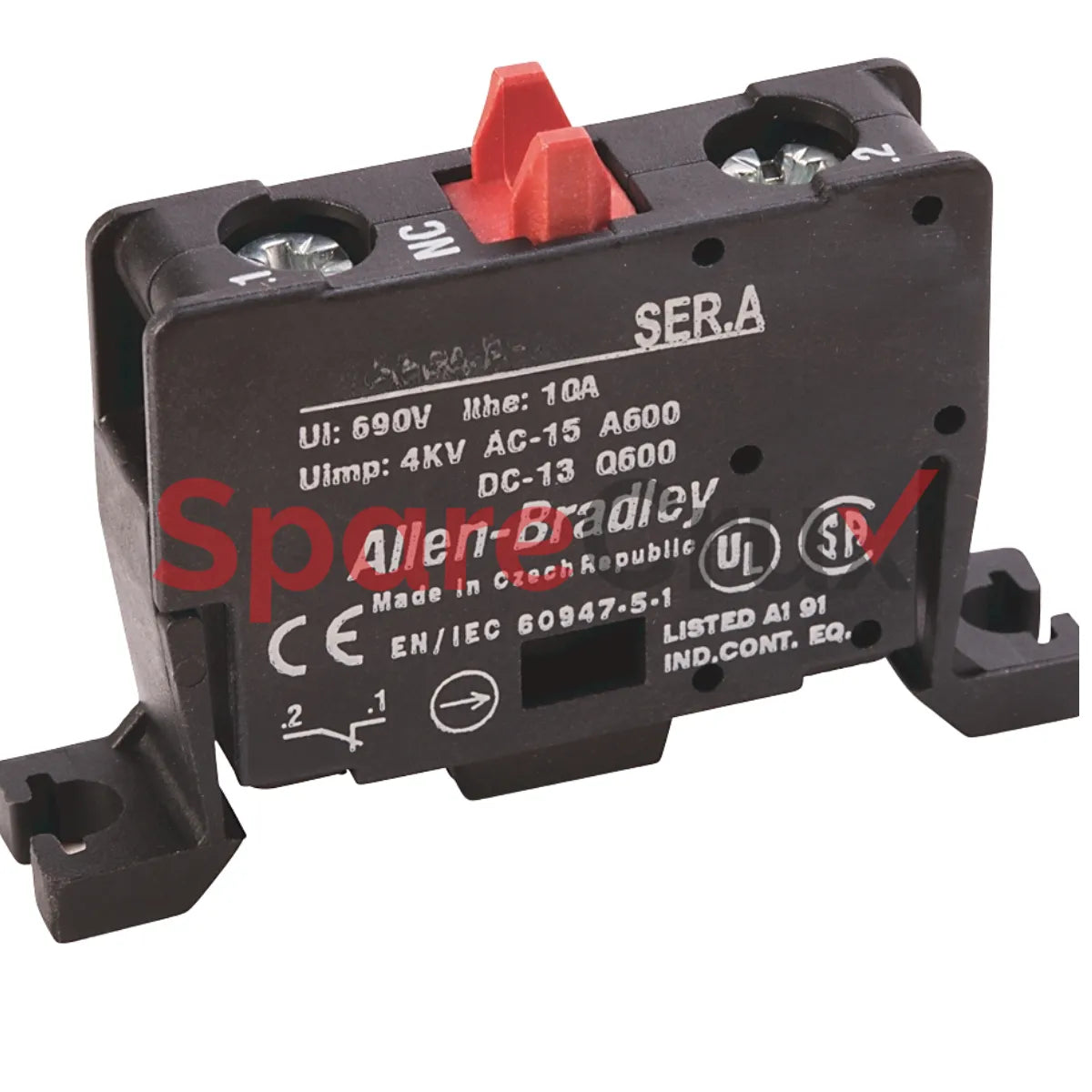 800F-BX01 | ALLEN BRADLEY | 22mm Contact Block 800F PB