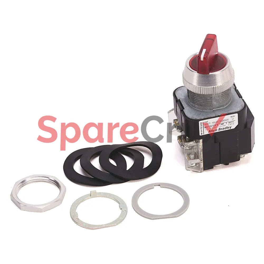 800T-26HR2KB6AA | ALLEN BRADLEY | 30mm Selector Switch 800T PB