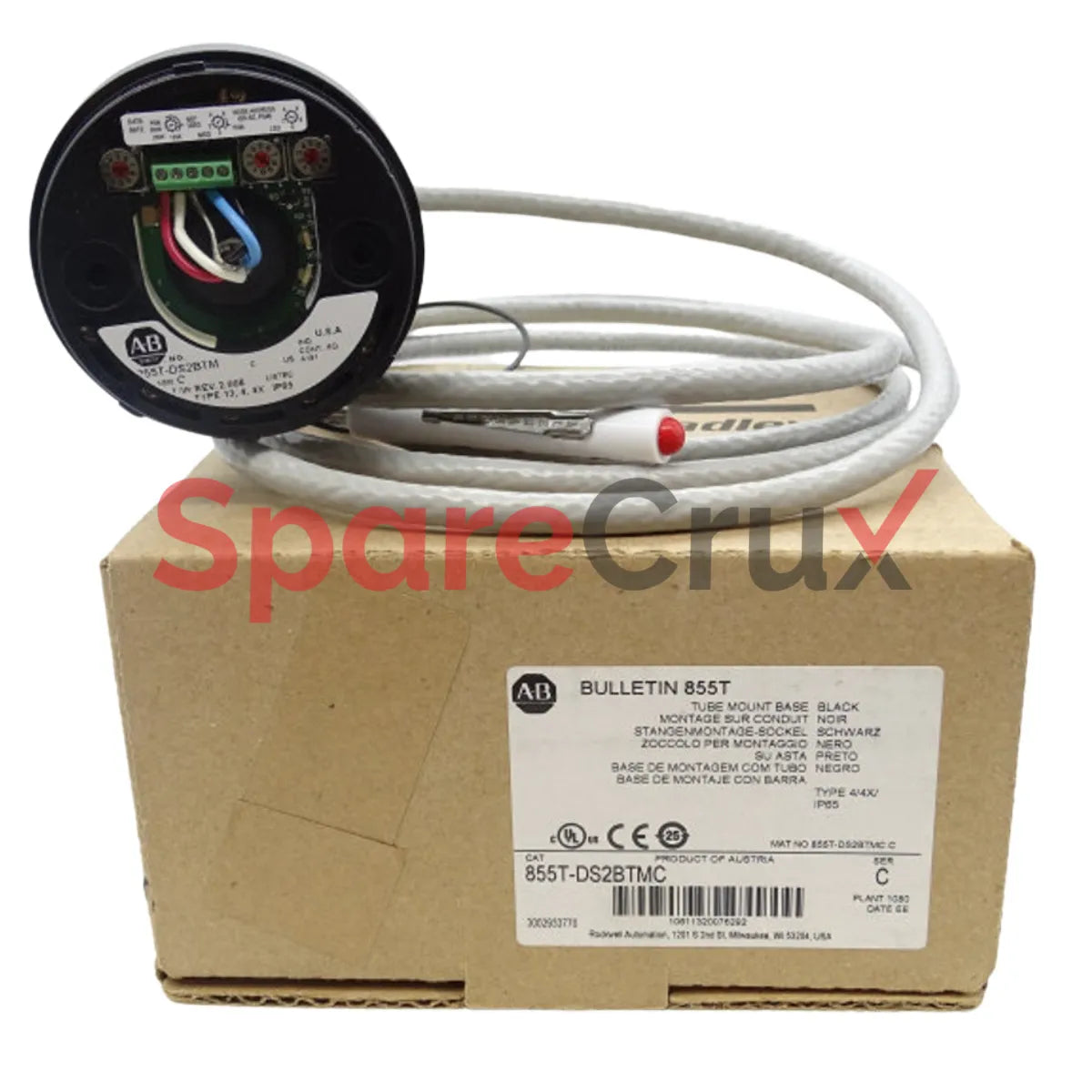 855T-DS2BTMC | ALLEN BRADLEY | DeviceNet Base 70 mm Stack Lights