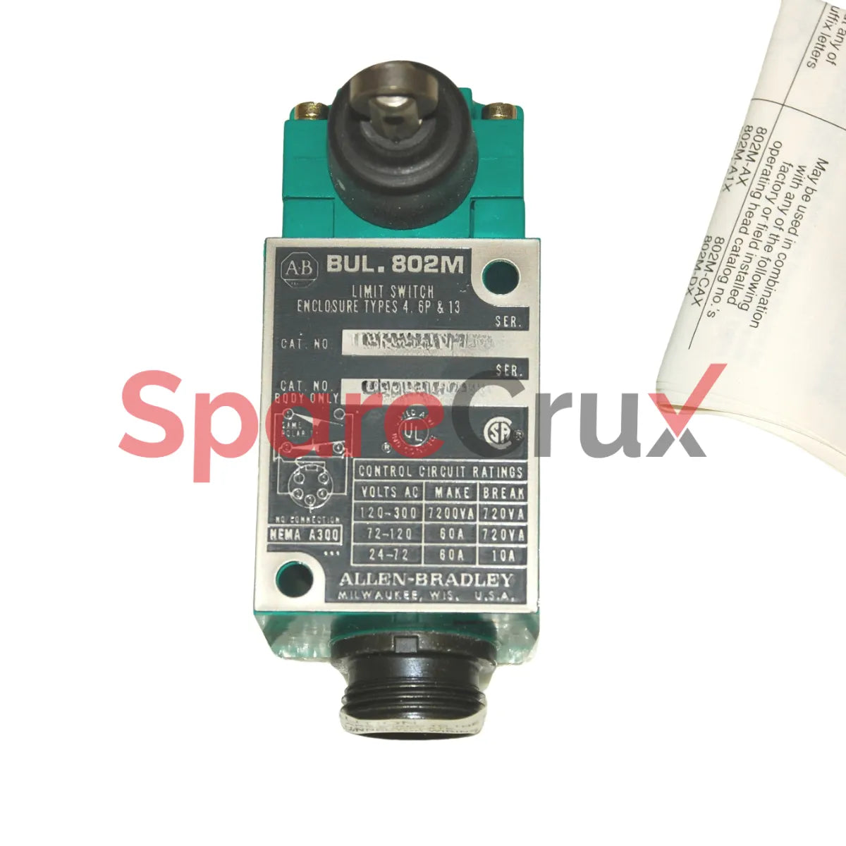 802M-KY8 | ALLEN BRADLEY | Factory Sealed Limit Switch