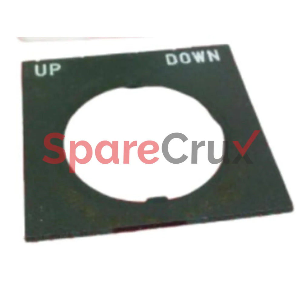 800H-W039 | ALLEN BRADLEY | 30mm 800H UP-DOWN Grey Legend Plate