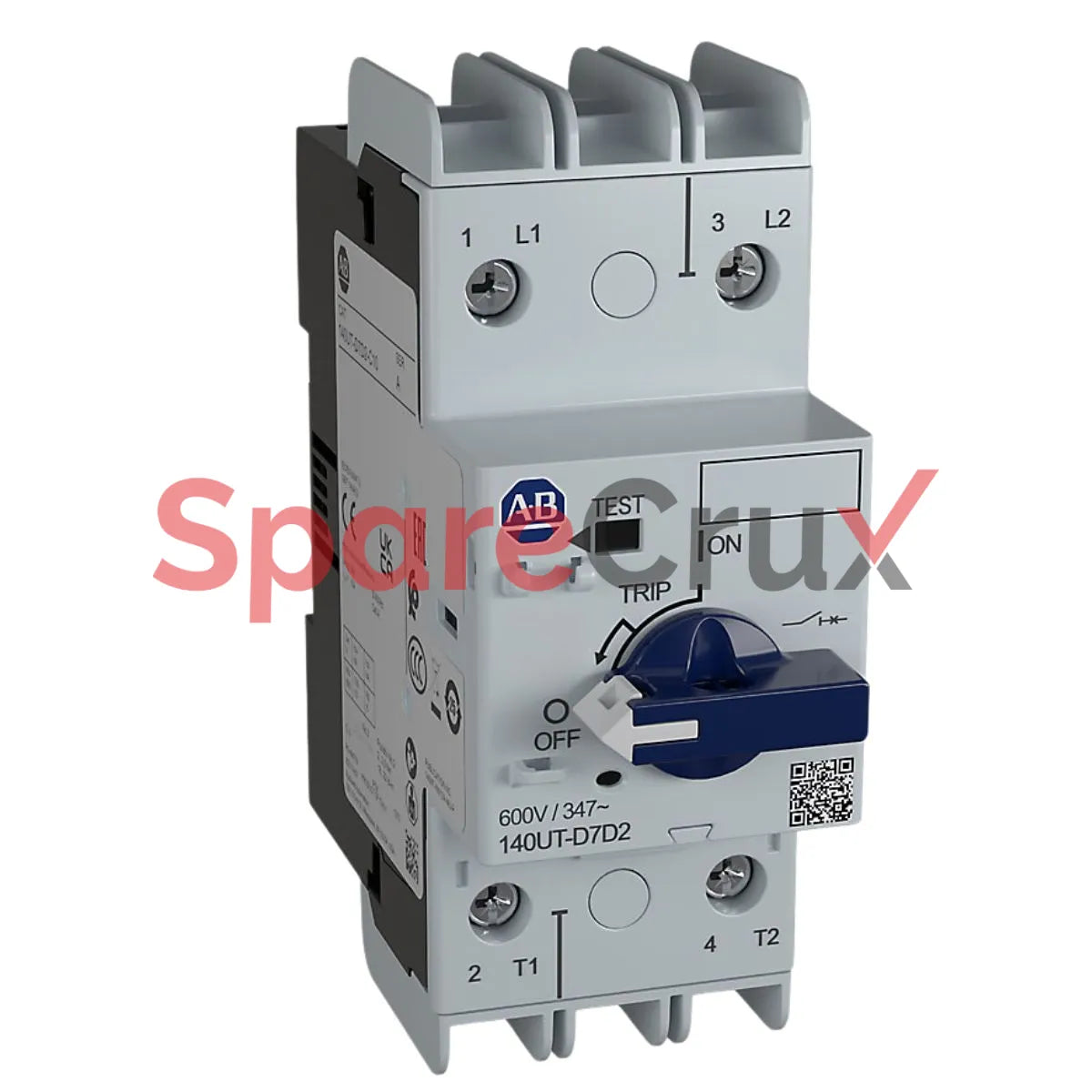 140UT-D7D2-B20 | ALLEN BRADLEY | 2-Pole, 20A Current Limiting Circuit Breaker, D-Frame