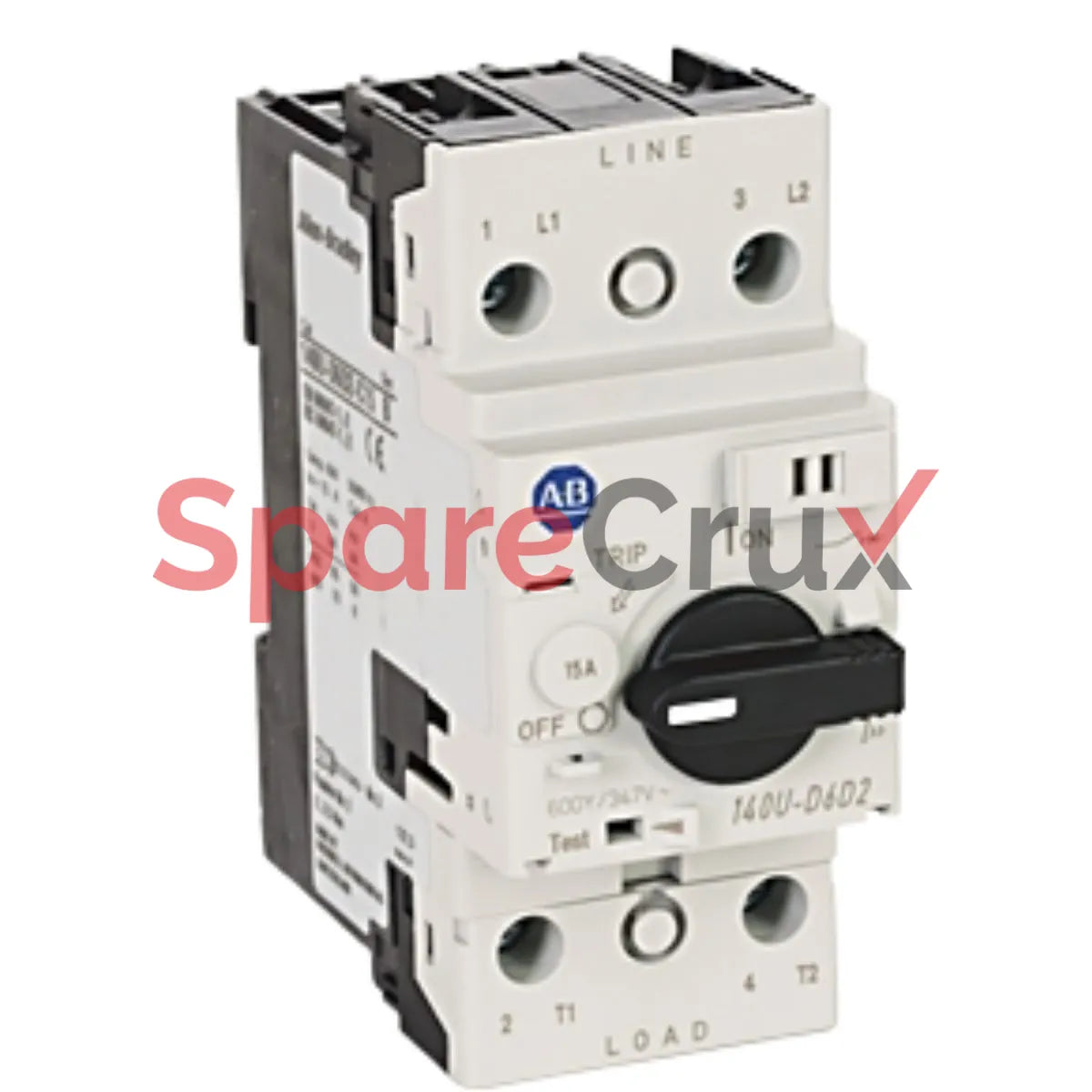 140U-D6D2-C15 | ALLEN BRADLEY | Disjoncteur bipolaire 15 A