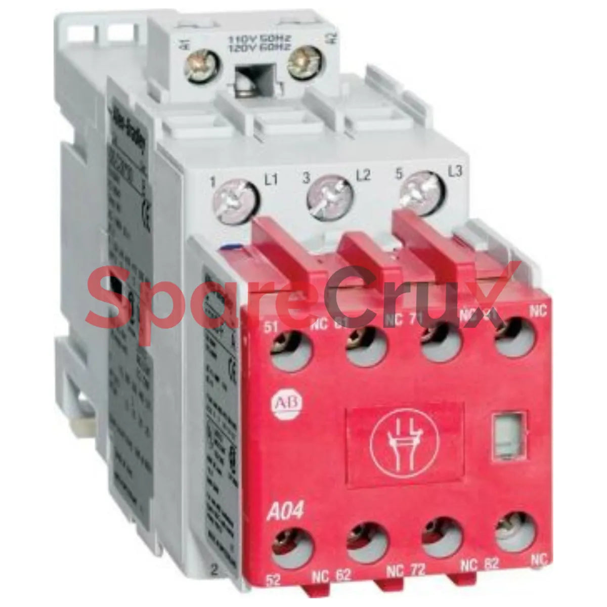 100S-C23D23BC | ALLEN BRADLEY | 100S-C Safety Contactor, 23A, Line Side, 110V 50Hz / 120V 60Hz, 3 N.O., 2 N.O. 3 N.C.