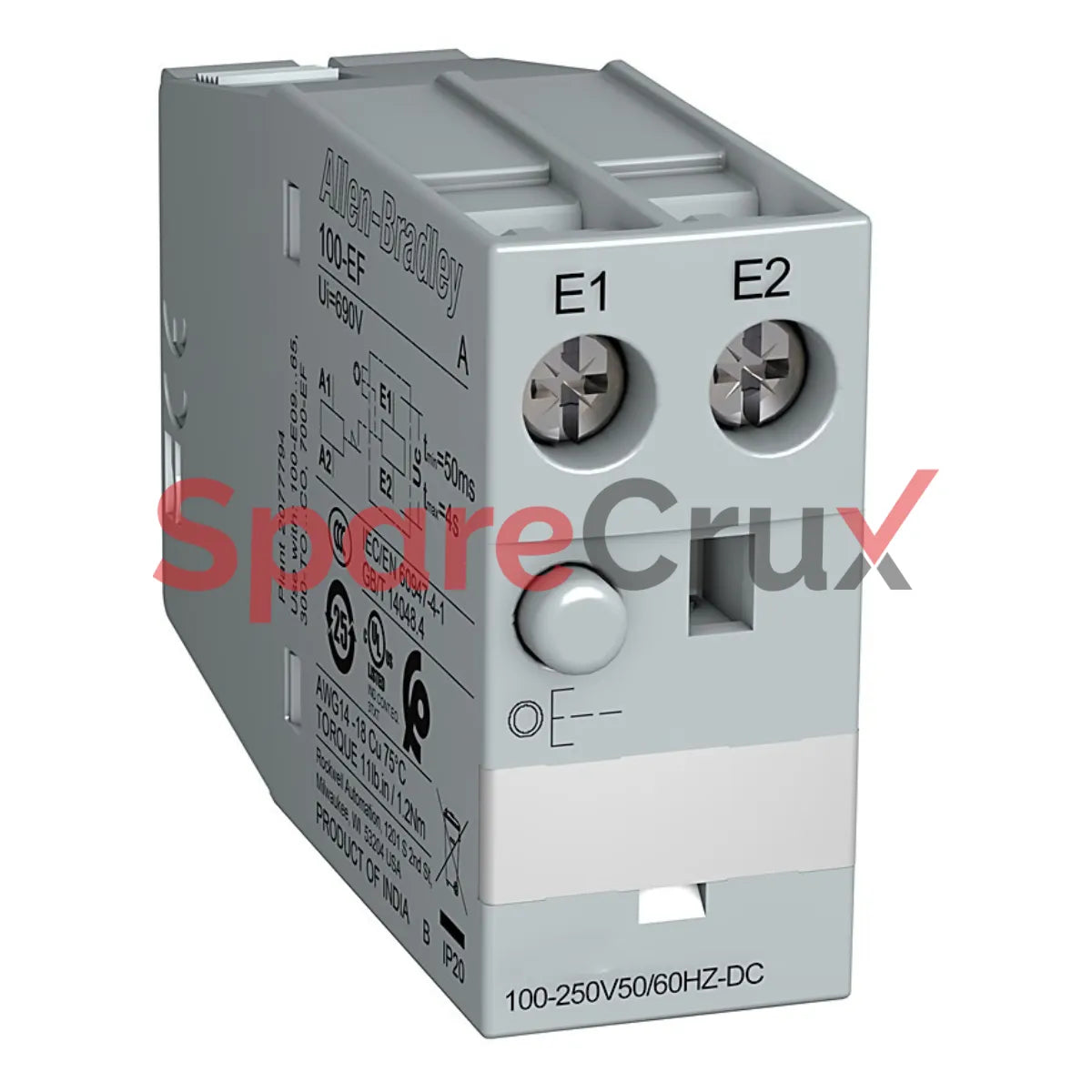 100-EFL12KD | ALLEN BRADLEY | Front Mounting Mechanical Rated Voltage 100…250V AC & V DC