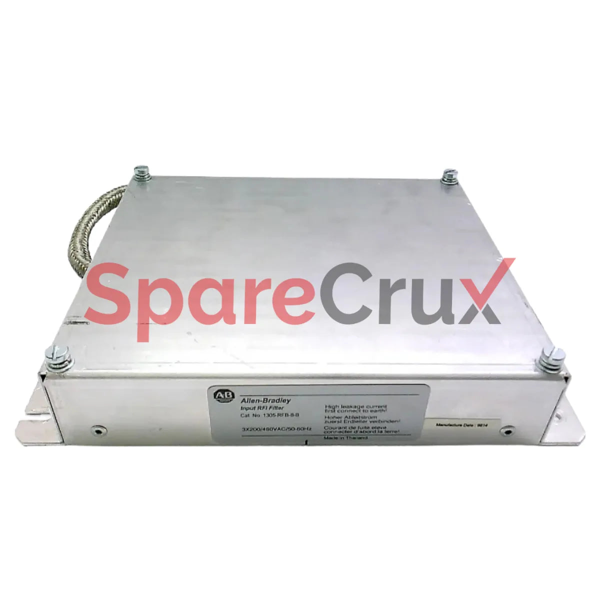 1305-RFB-8-B | ALLEN BRADLEY | RFI Filter, 3 Phase, 200/460VAC, 50-60Hz, 8A