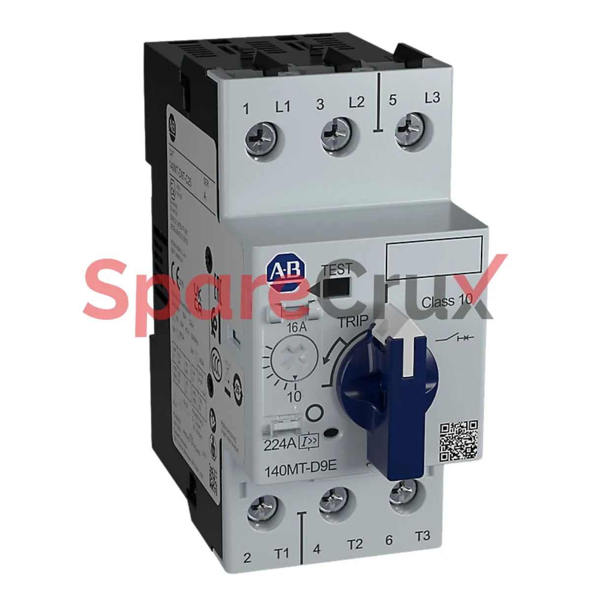 140MT-D9E-C32 | ألين برادلي | MPCB، رحلة مغناطيسية قياسية (مثبتة عند 14 × Ie)، 1 - 4 أمبير، أداء عالي، مقاس الإطار D9E، 1 NO + 1 NC، سلسلة C