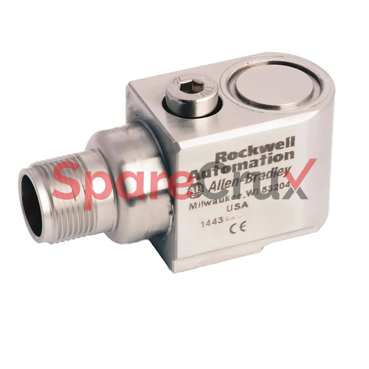 1443-ACC-GP-S | ALLEN BRADLEY | General-Purpose Accelerometer, 100 mV/g Sensitivity, 0.8 to 15 kHz Frequency Range, Side Exit