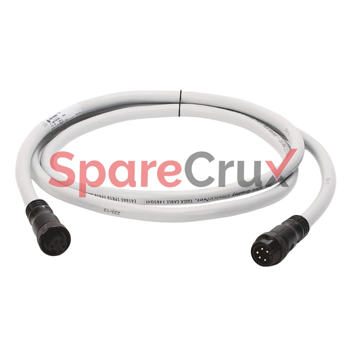 1485C-P50W5-C | ALLEN BRADLEY | DeviceNet Cable, Thick Media, Mini Right-Angle Male to Unterminated, 50 m (164.04 ft), 5-Pin, Grey PVC Jacket
