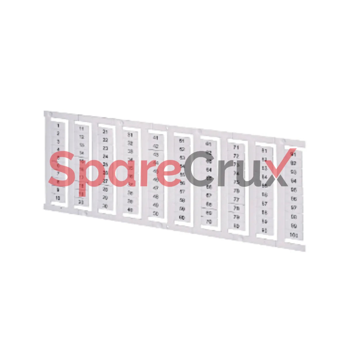 1492-MS6X9H1-END | ALLEN BRADLEY | Marker Card, Horizontal, End Markers, 6mm X 9mm, 1492 Series