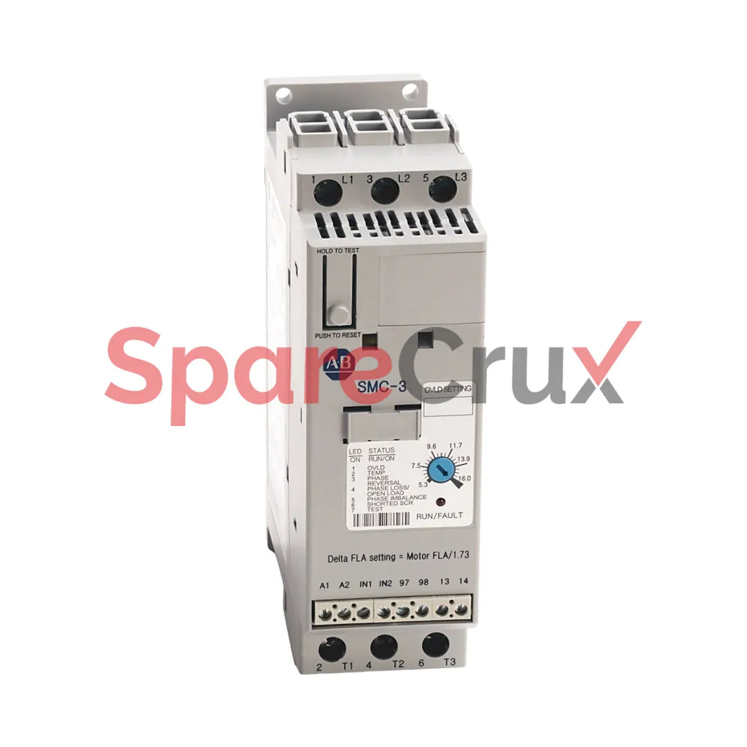 150-C3NBR | ALLEN BRADLEY | SMC-3, 3-Wire, Open Type, 3A, 480V, 3-Phase, 50/60Hz Max, Control Voltage 24V AC/DC
