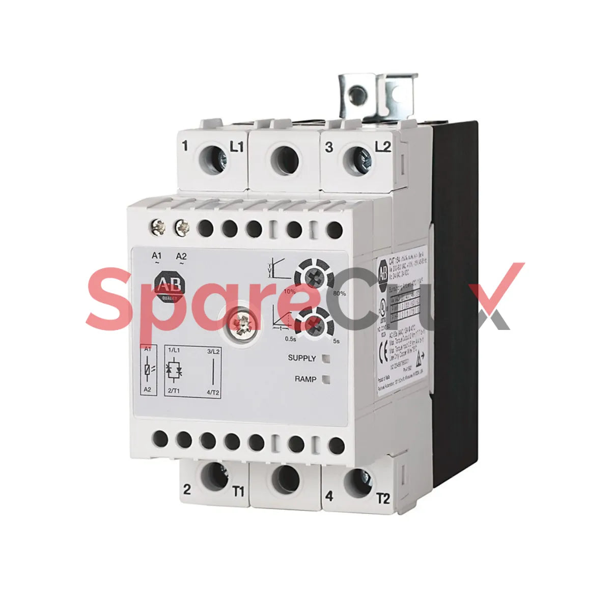 154-TP2C25NCR | ALLEN BRADLEY | Solid State Contactor, 20 Amperes, Open Type, 230V AC, 20-275 Volts AC, 24...190V DC