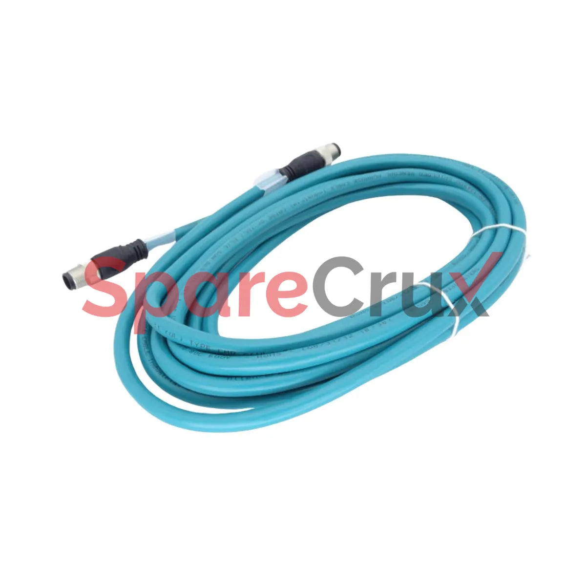 1585D-M4HBDM-5 | ALLEN BRADLEY | Ethernet Cables Cat5e, 100BASE-TX, 100 Mbit/s, 4 Conductors, M12, Straight Male, Standard, M12, Straight Male, Teal 600V, PVC General Purpose