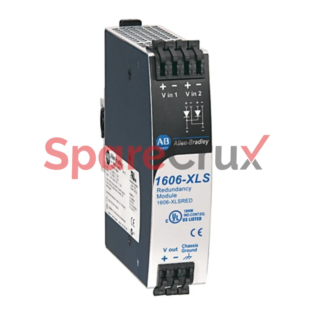 1606-XLSRED | ALLEN BRADLEY | Redundancy Module, 24V DC, 20A, 480W, Single-Phase Input