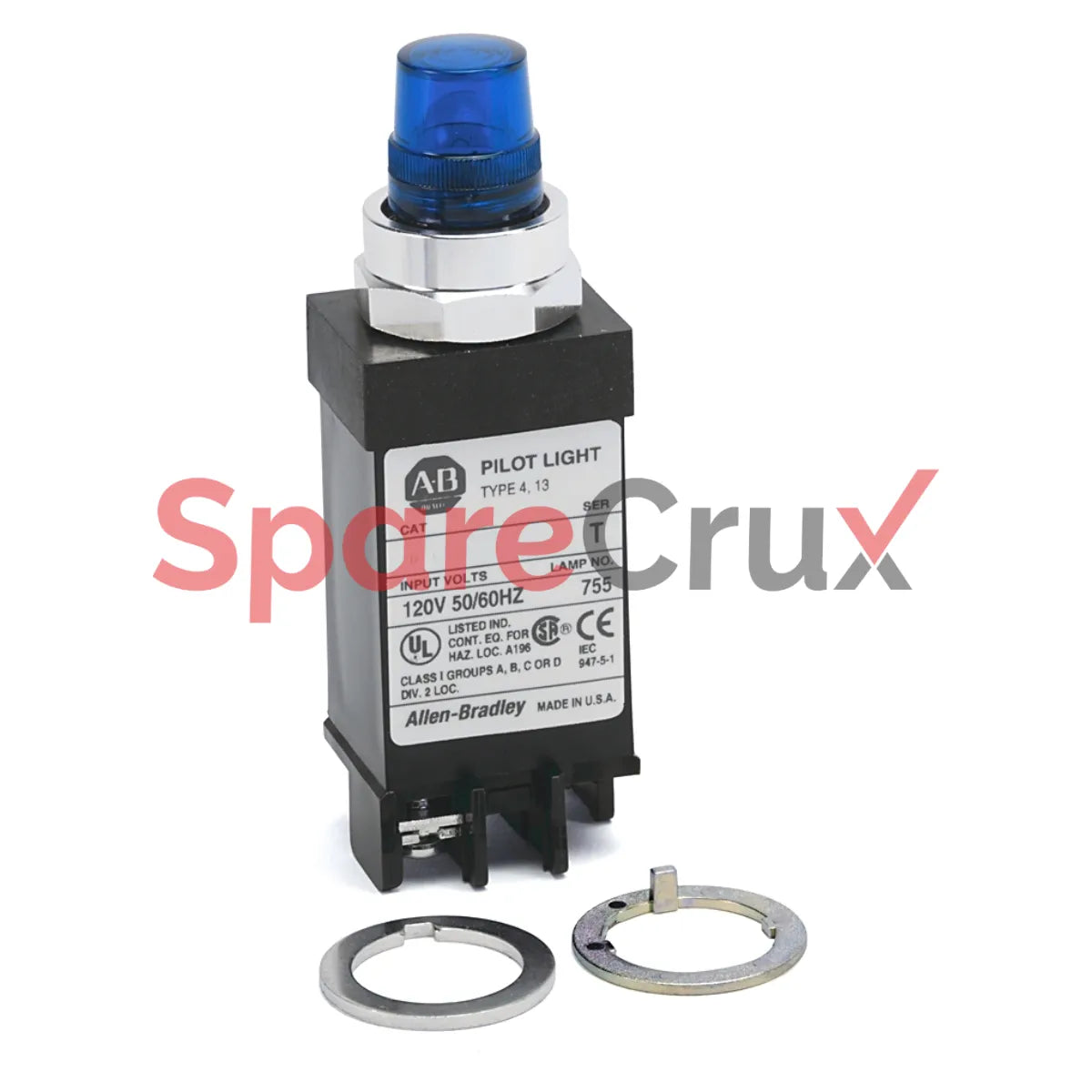 800T-PST16B | ALLEN BRADLEY | Lampe témoin 18 mm 800T PB