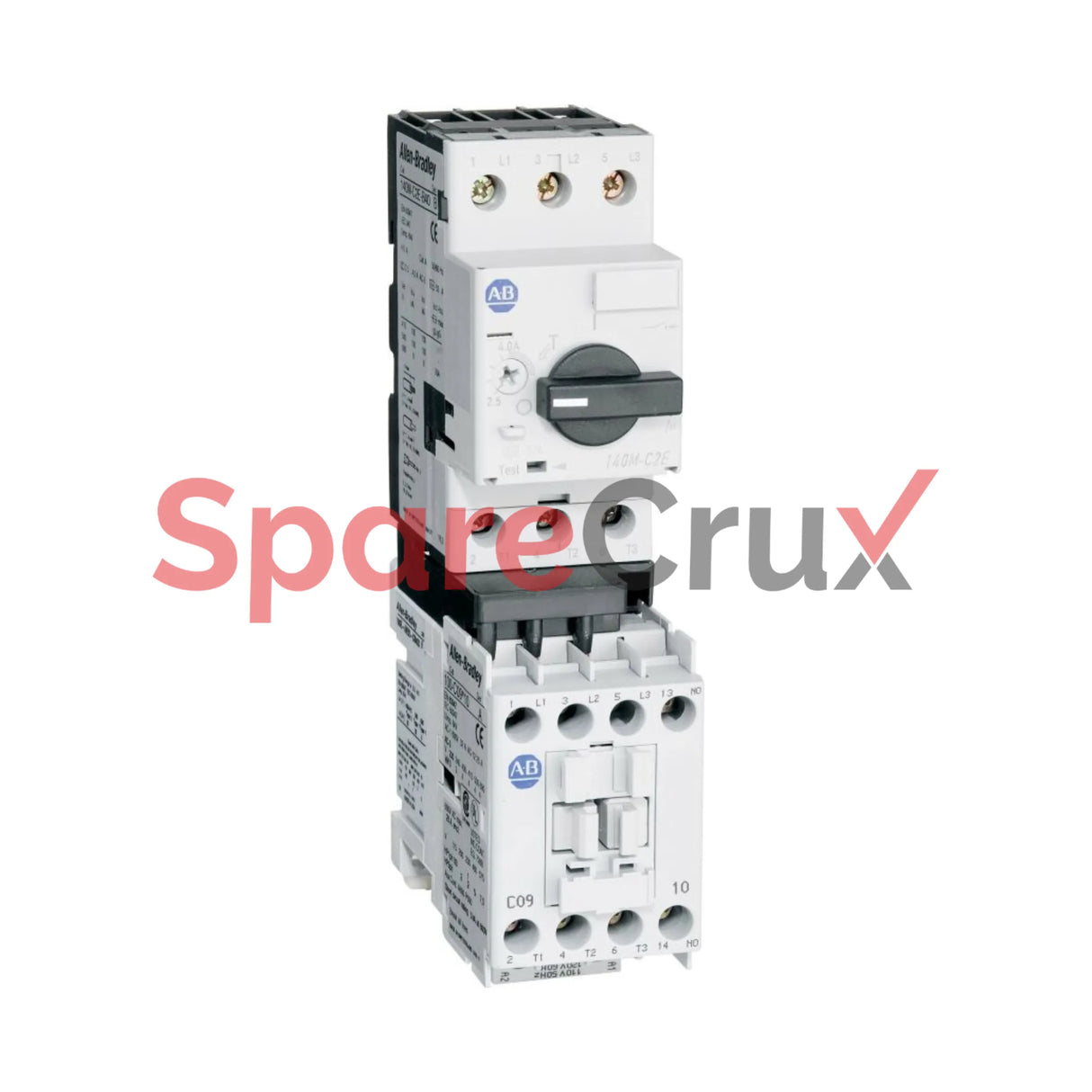 190E-C09EJ10-CB16X | ALLEN BRADLEY | 190E Eco Starter: 9 Amp Contactor, 1 N.O. Auxiliary Contact, 24V DC with Electronic Coil, 140MT-C3E Motor Protection Circuit Breaker (C-Frame), 1 - 1.6 A