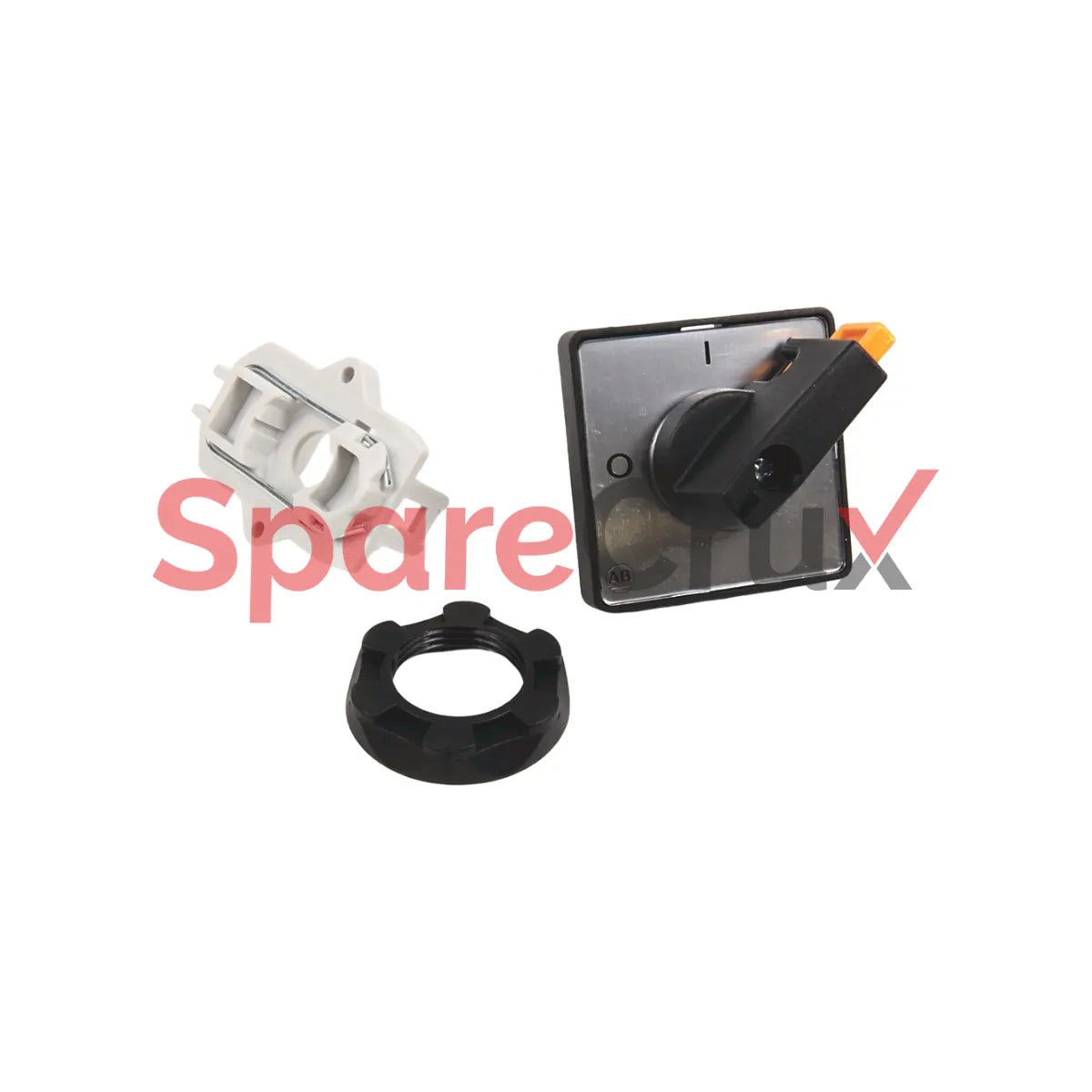 194L-HC4E-175 | ALLEN BRADLEY | Actionneur de commande et de commutation de charge CEI, type E, gris/noir, légende : 0-1 (90°)