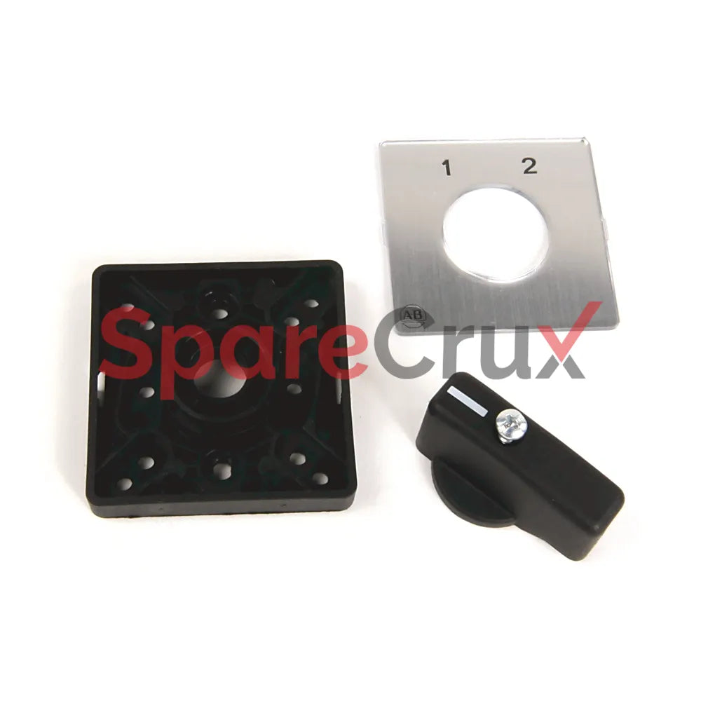 194L-HE4A-001 | ALLEN BRADLEY | IEC Control and Load Switch Actuator, Type A, Gray/Black, 48mm x 48mm, Legend Text: No Text