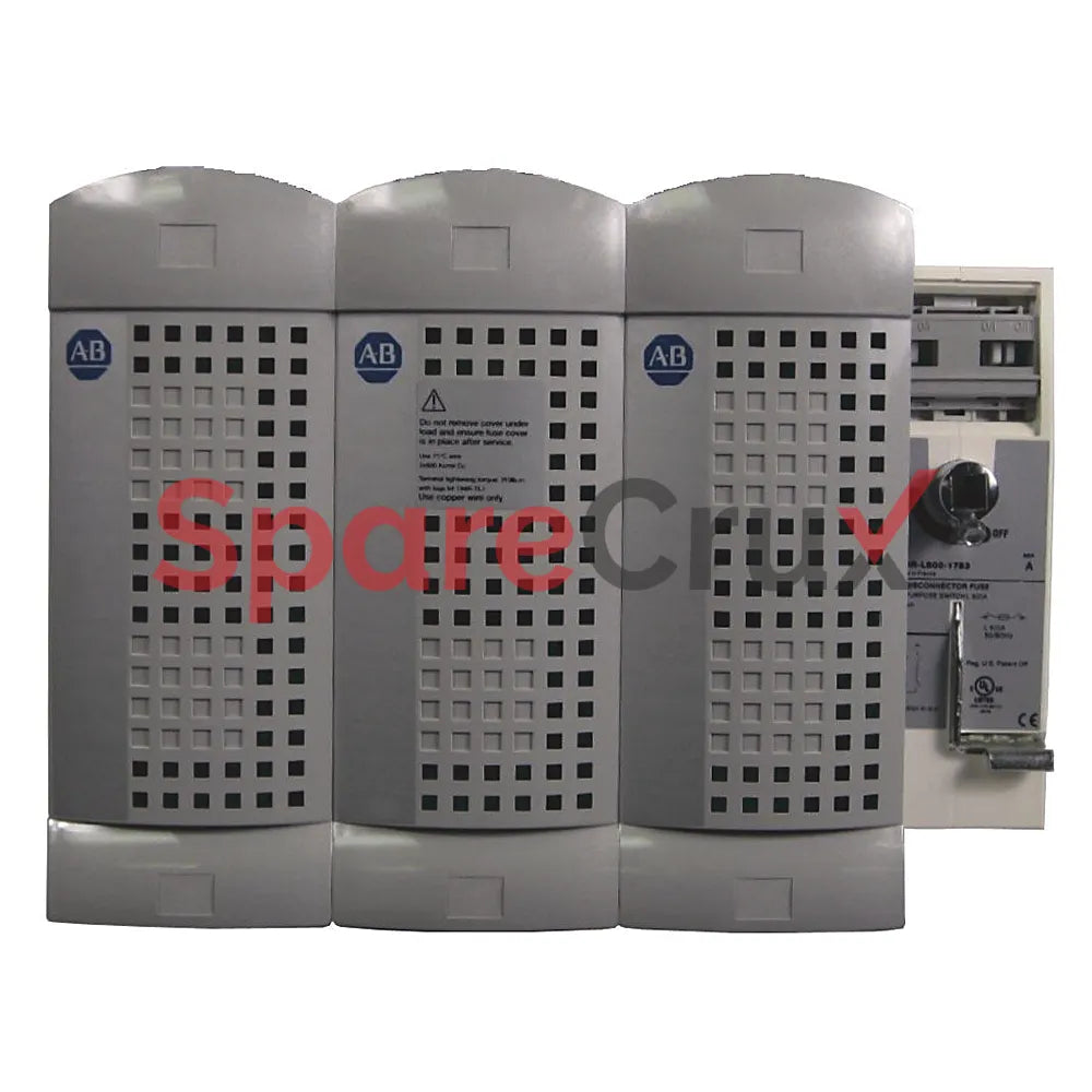 194R-B63-1753 | ALLEN BRADLEY | 63A BS88 Fused Disconnect Switch, 3-Pole, Open