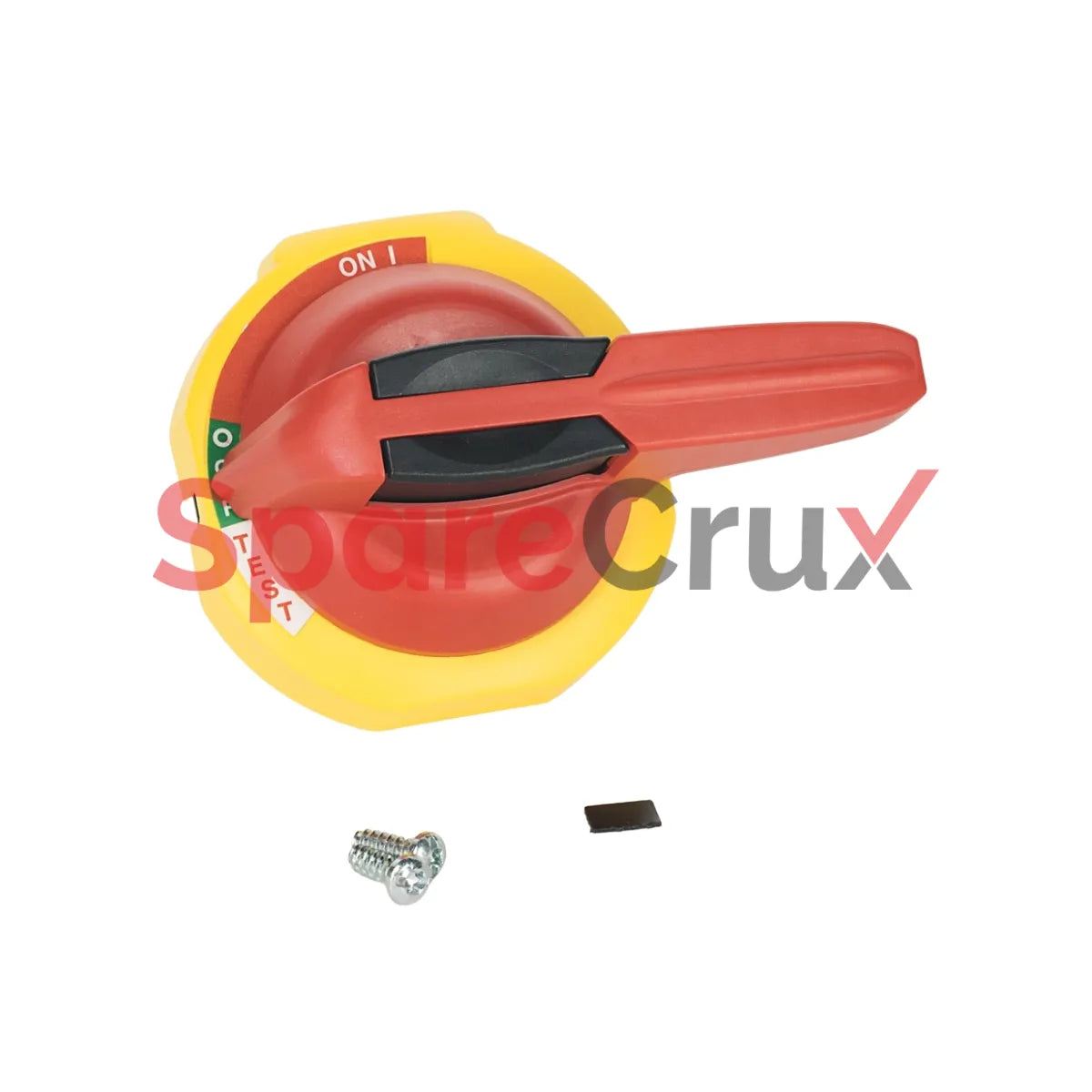 194R-PYT | ALLEN BRADLEY | Disconnect Switch Handle, Red and Yellow, Padlockable with Test Mode, Accepts 3 Padlocks, For Use With 194R Up To 60A Disconnect Switches, IP66-NEMA Type 3R-3-12-4-4X Ingress Protection