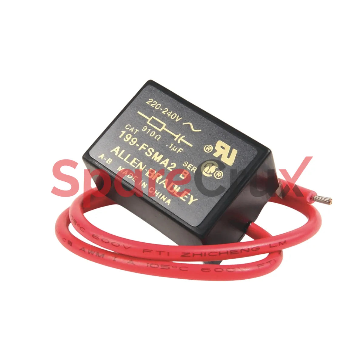 199-FSMA2 | ALLEN-BRADLEY | Industrial Relay MOV Surge Suppressor, 110-280V AC/DC, Used with 700-P & 700DC-P Relay Coils