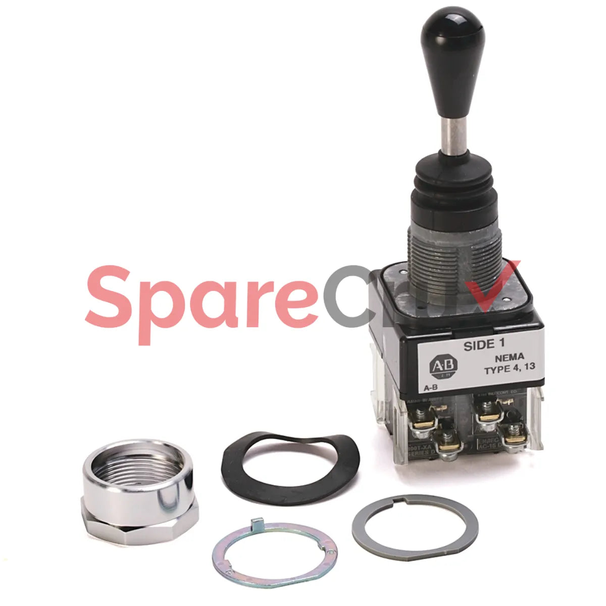 800TC-T2H3EEXX | ALLEN BRADLEY | 30mm Toggle Switch 800T PB