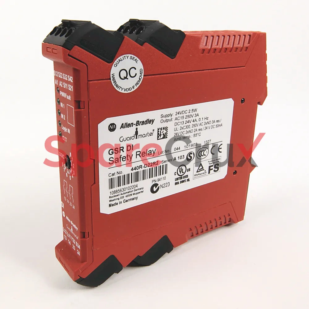 440R-D22R2 | ALLEN BRADLEY | Guardmaster Dual Input Safety Relay