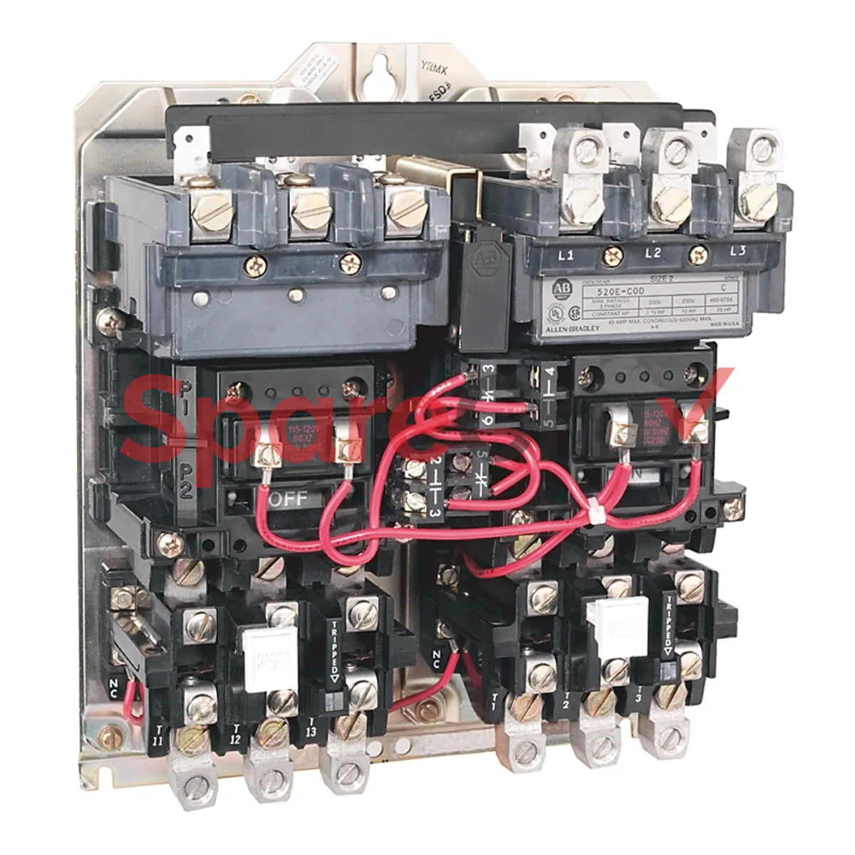 520E-COD | ALLEN BRADLEY | NEMA Size 2 2-speed Sep Winding Starter