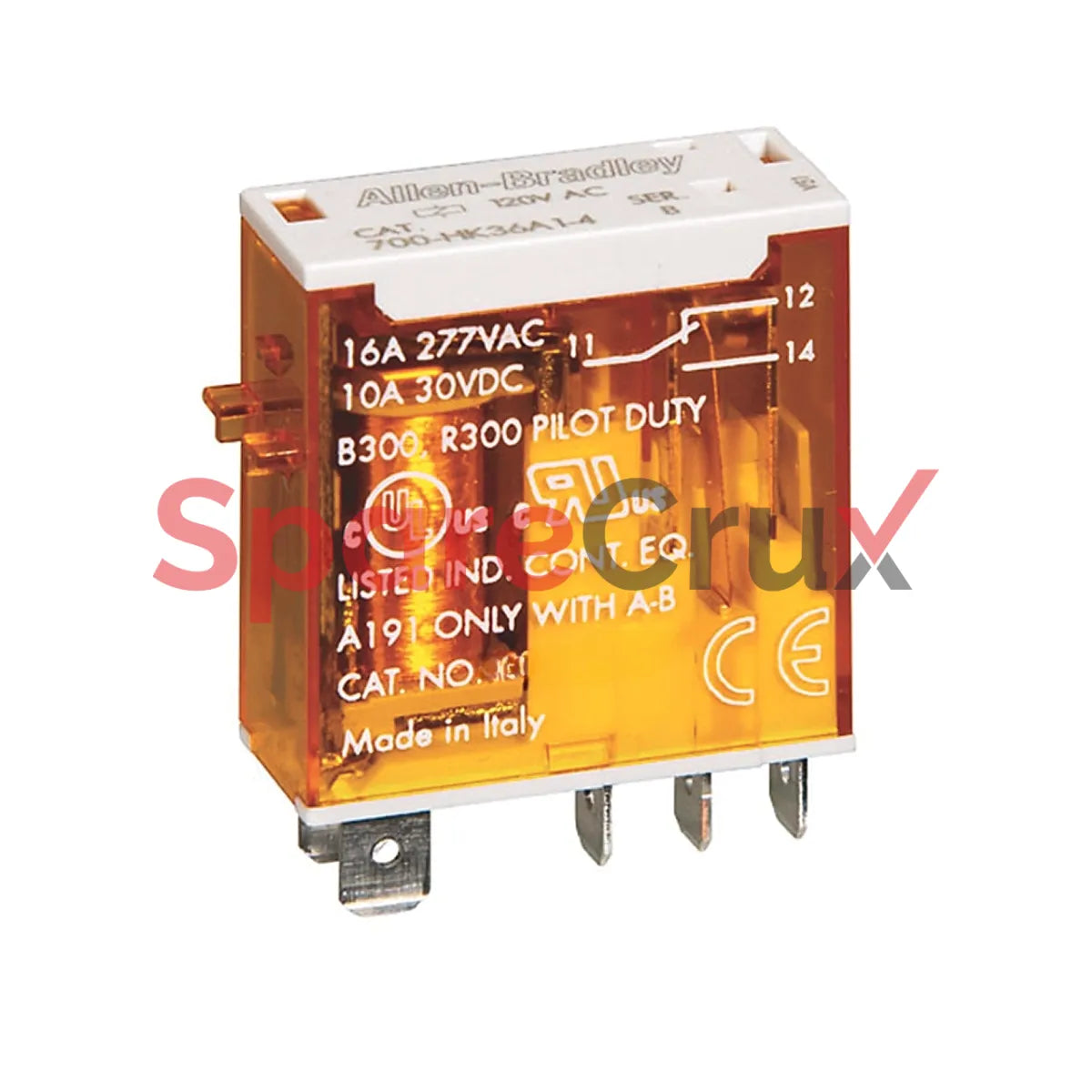 In Line Relay 700-HK32Z12-4 | ALLEN BRADLEY | 12V DC GP Slim Line Relay – SpareCrux