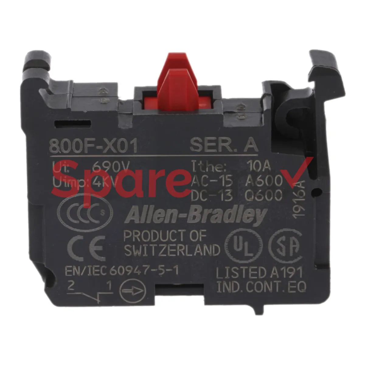 800F-NX-X01 | ALLEN BRADLEY | N.C. CONTACT BLOCK