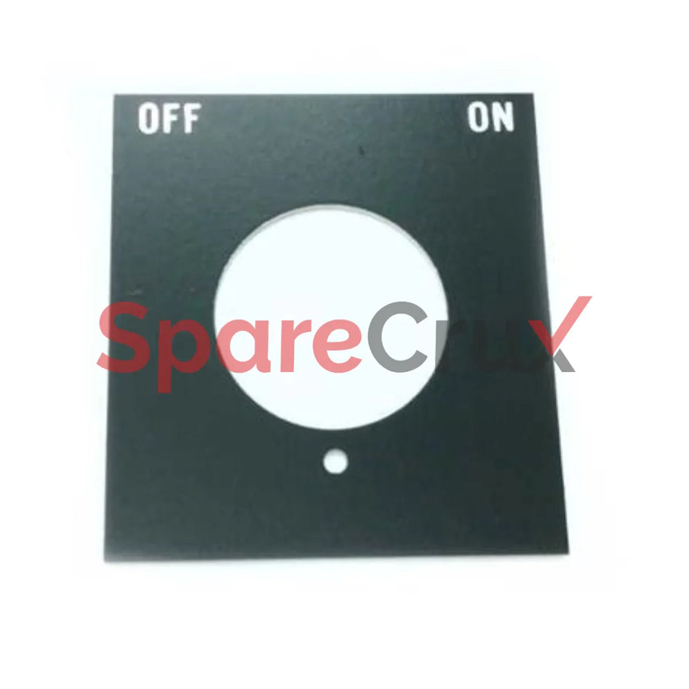 800H-Y29 | ALLEN BRADLEY | 800H PB OFF-ON Standard Legend Plate