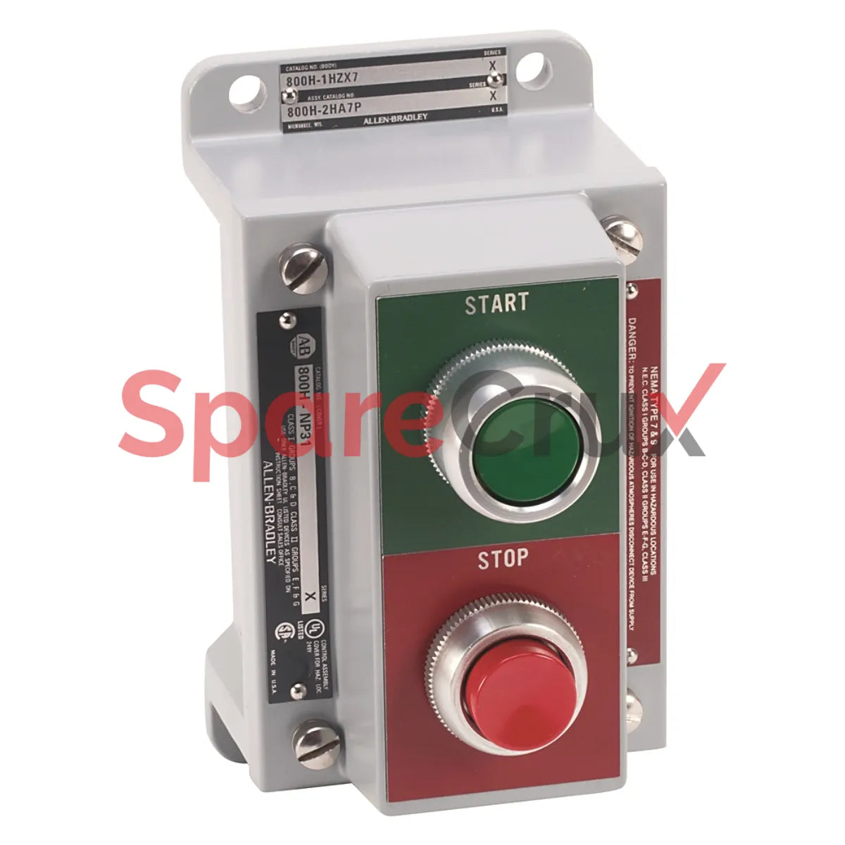 800H-2HA7PSM1 | ALLEN BRADLEY | 800H Push-Button Station