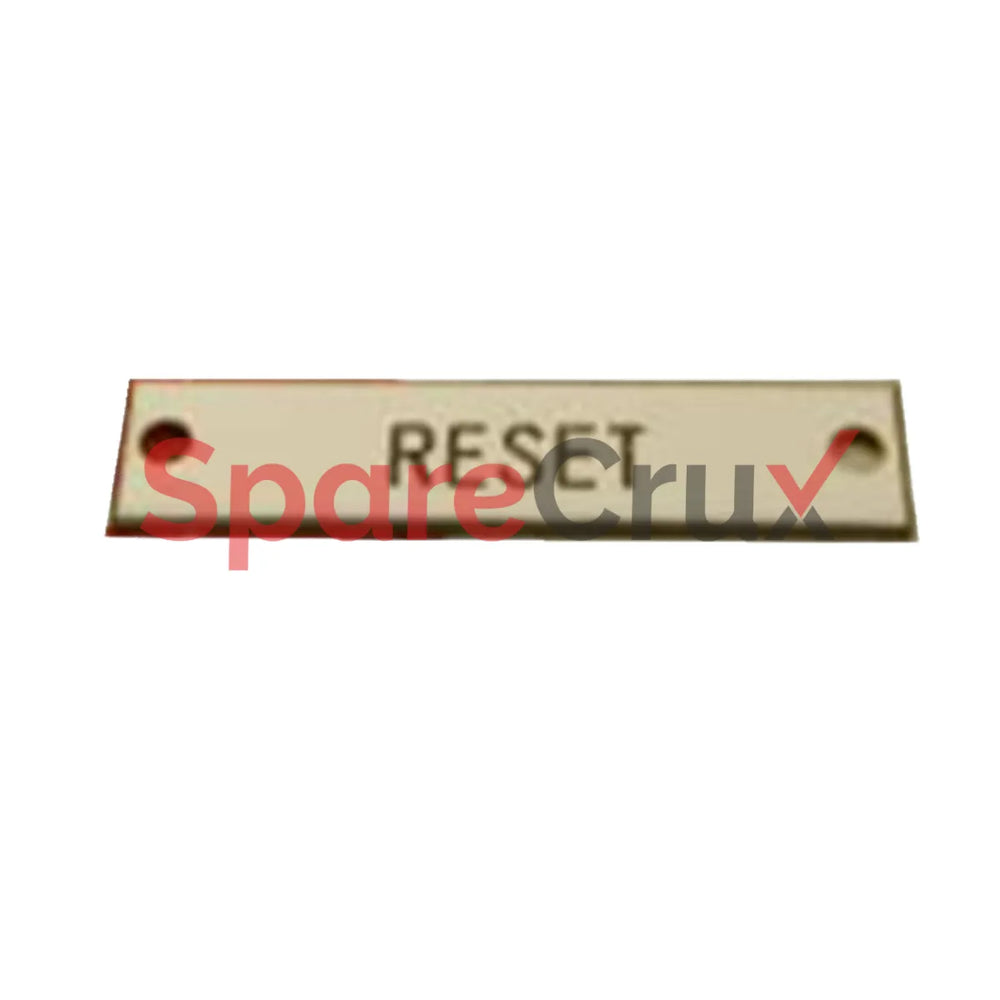 800H-W221 | ALLEN BRADLEY | 30mm 800H RESET Flip Lever Legend Plate