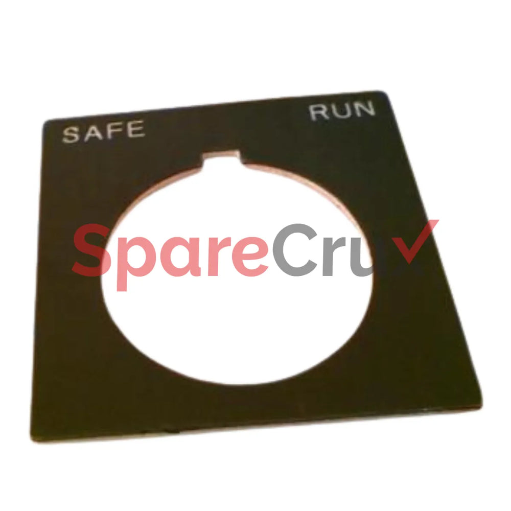 800H-W033 | ALLEN BRADLEY | 30mm 800H SAFE-RUN Grey Legend Plate