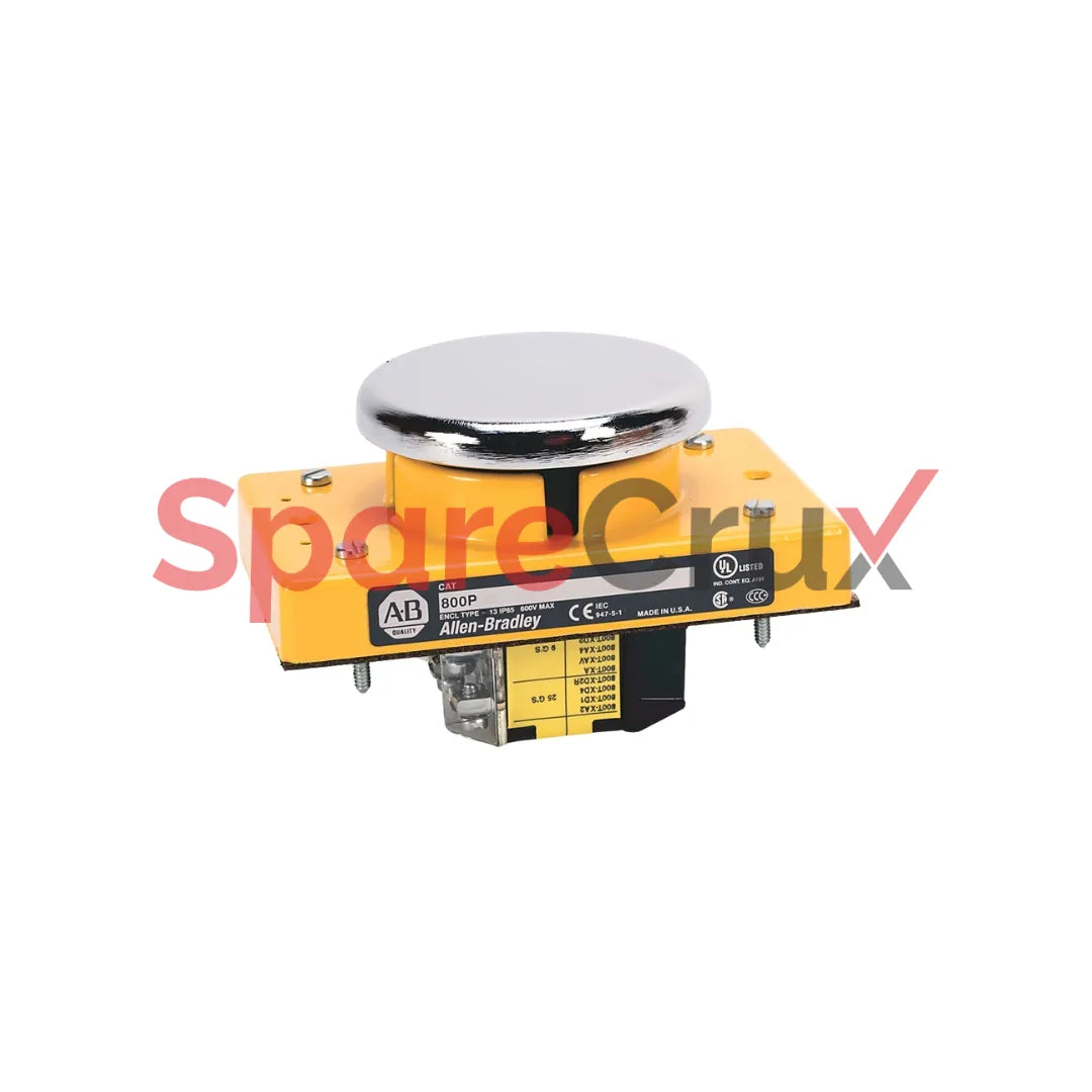800P-F1YB | ALLEN BRADLEY | 800P Palm-Operated PB