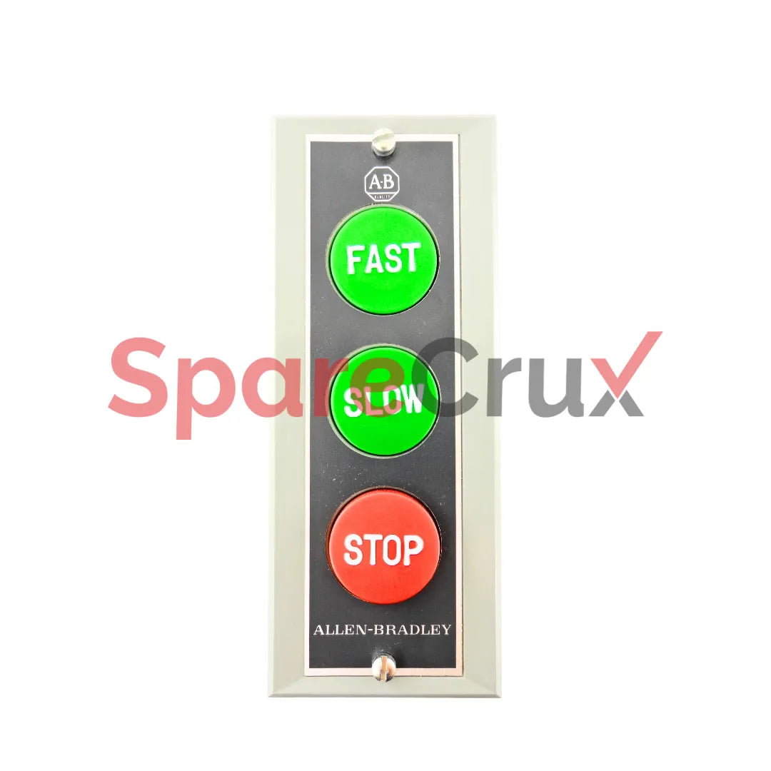 800S-3SF | ALLEN BRADLEY | 800S Push-Button Station Fast, Slow, Stop