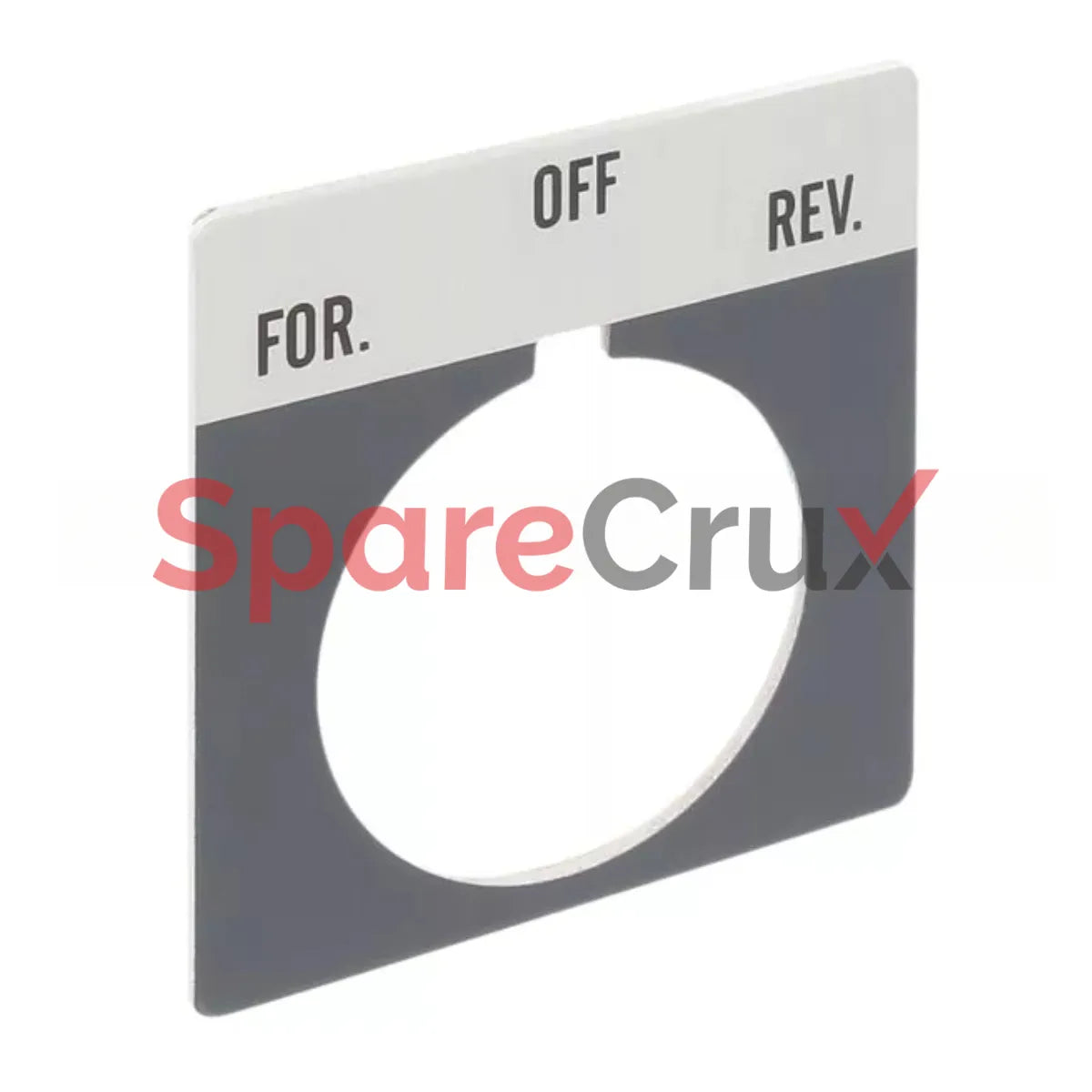 800T-X507 | ALLEN BRADLEY | 30mm 800T FOR-OFF-REV Legend Plate