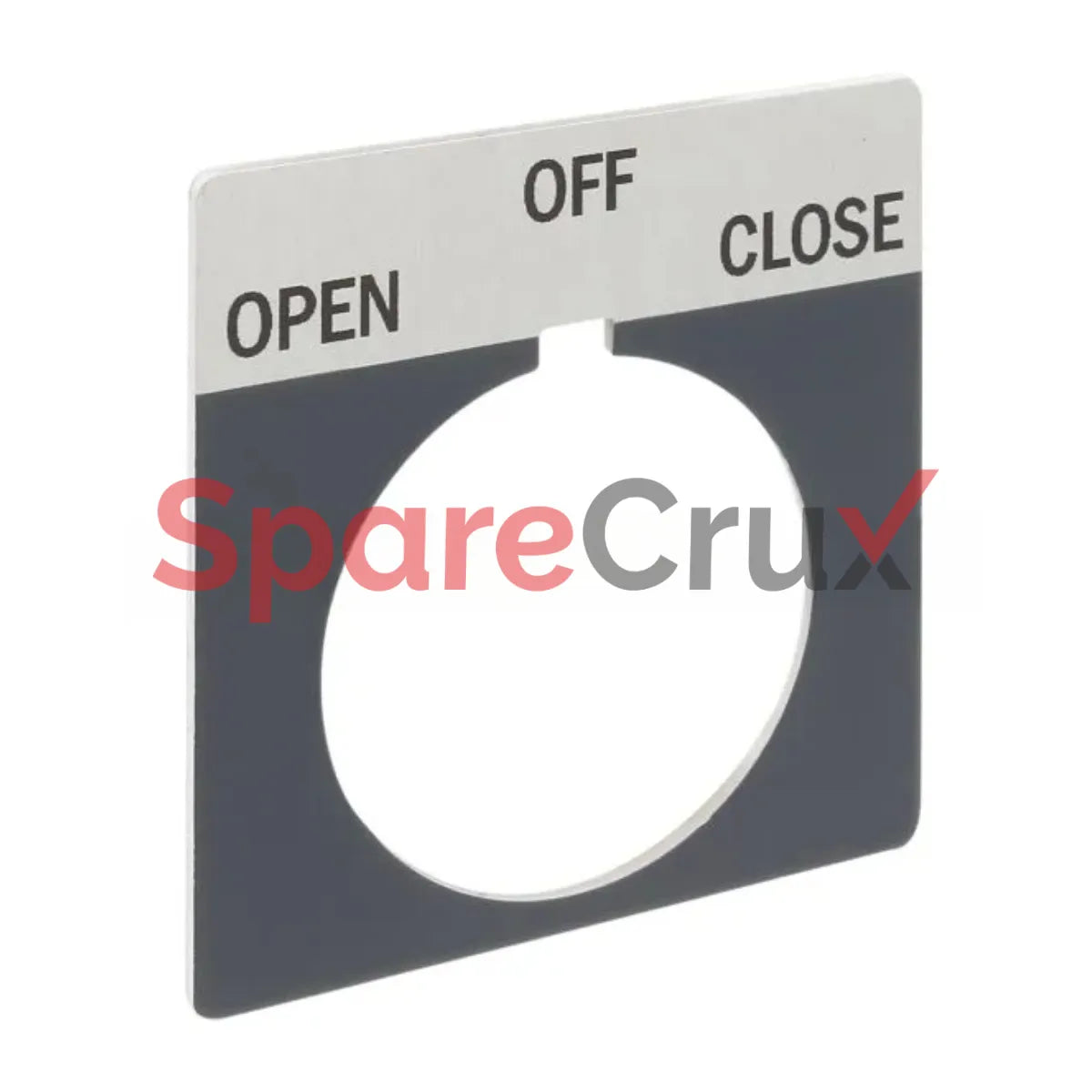 800T-X533 | ALLEN BRADLEY | Plaque de signalisation 800T 30 mm (OUVERTURE-FERMETURE)
