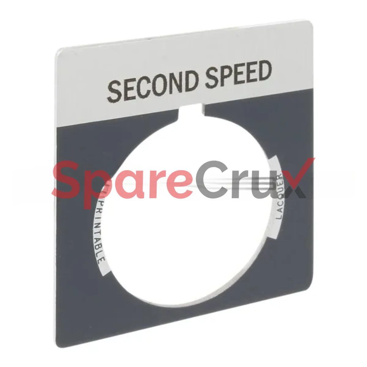 800T-X543 | ALLEN BRADLEY | 30mm 800T SECOND SPEED Legend Plate