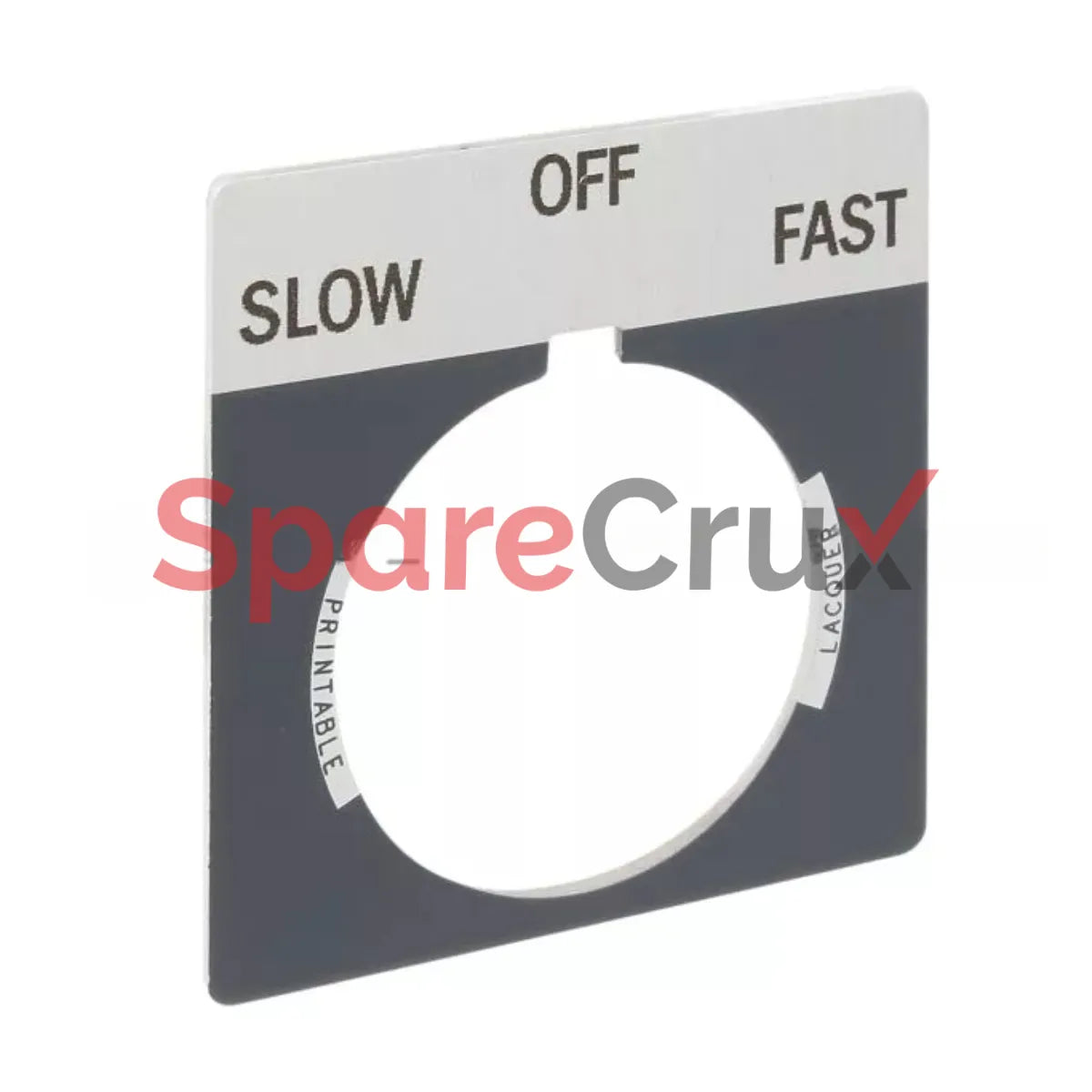 800T-X546 | ALLEN BRADLEY | 30mm 800T SLOW-OFF-FAST Legend Plate