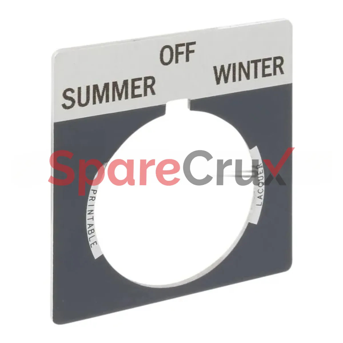 800T-X553 | ALLEN BRADLEY | 30mm 800T SUMMER-OFF-WINTER Legend Plate