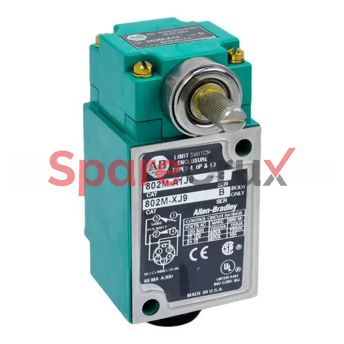 802M-A1J9 | ALLEN BRADLEY | Factory Sealed Limit Switch