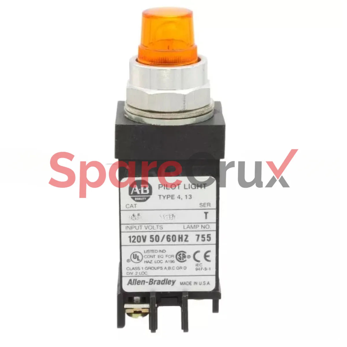 800T-QS12A | ALLEN BRADLEY | 18mm Pilot Light 800T PB