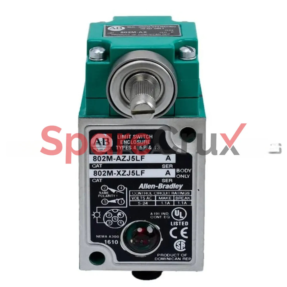 802M-AZJ5LF | ALLEN BRADLEY | Factory Sealed Limit Switch