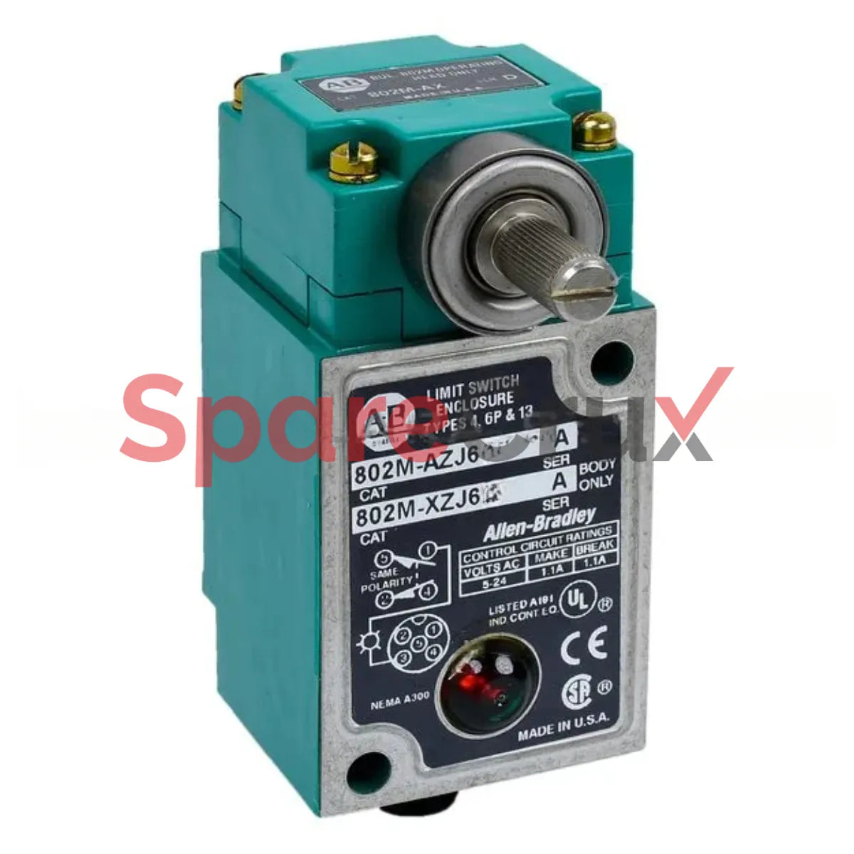 802M-AZJ6 | ALLEN BRADLEY | Factory Sealed Limit Switch