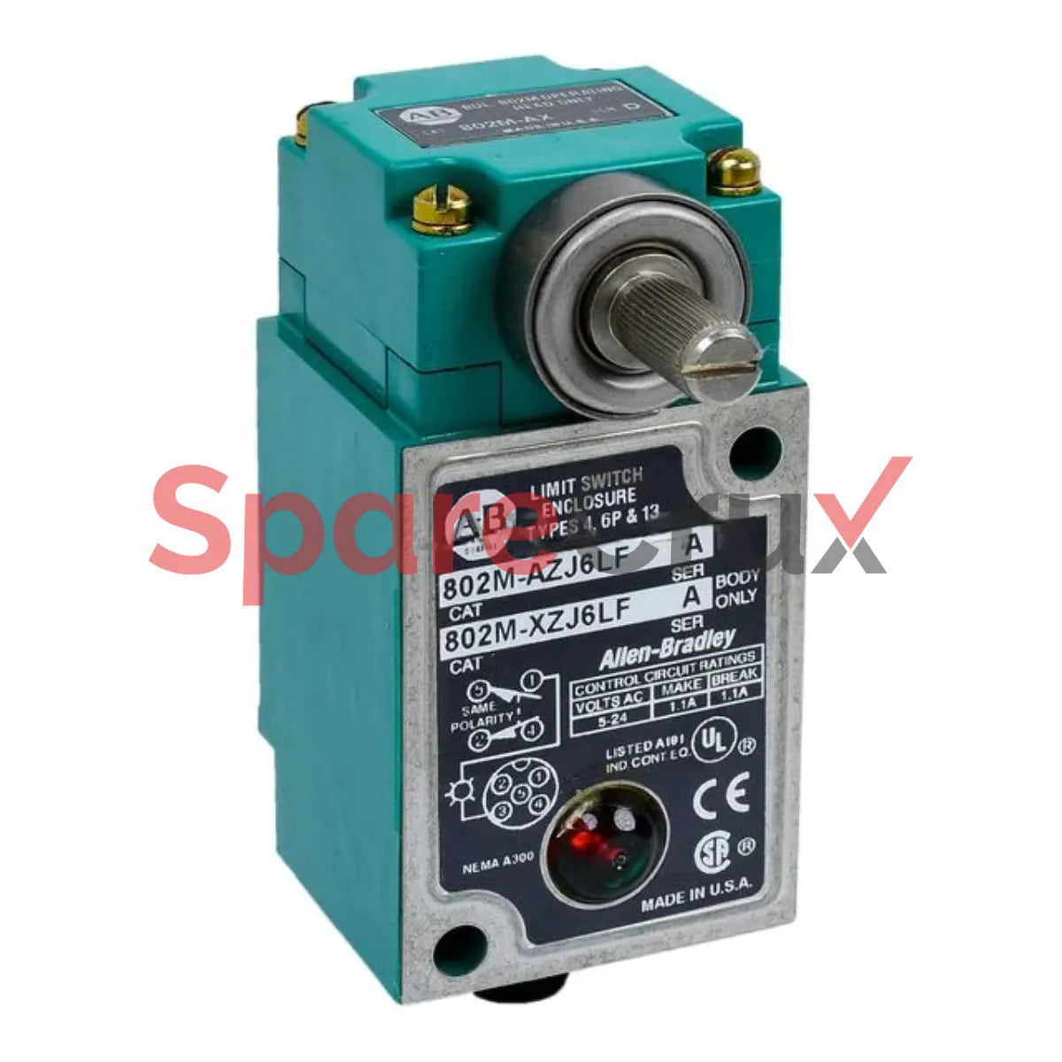 802M-AZJ6LF | ALLEN BRADLEY | Factory Sealed Limit Switch