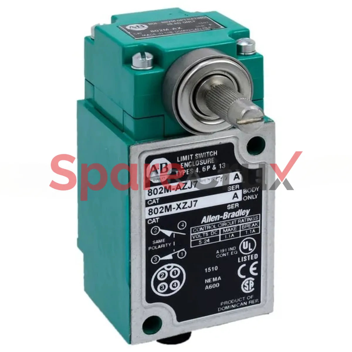 802M-AZJ7 | ALLEN BRADLEY | Factory Sealed Limit Switch