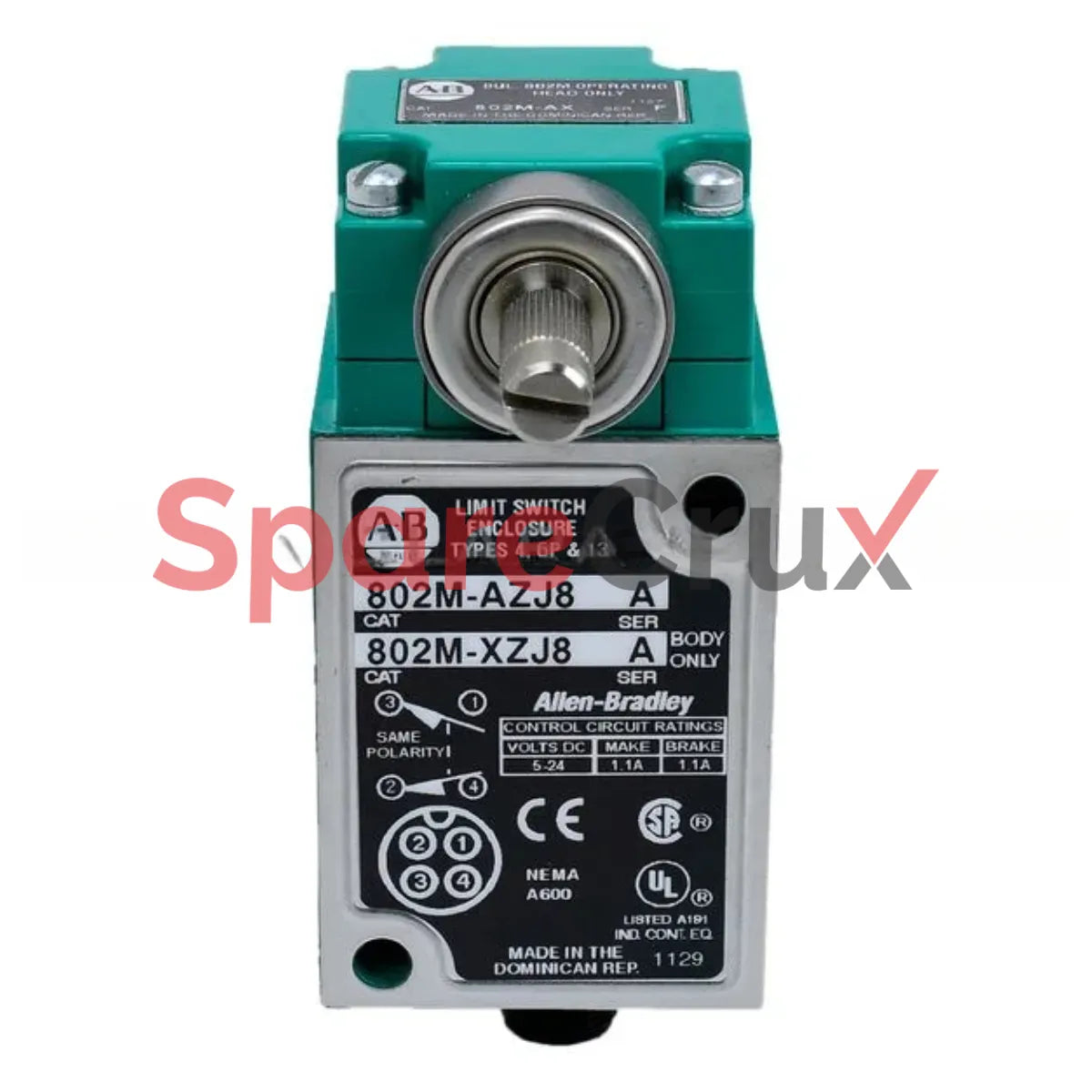 802M-AZJ8 | ALLEN BRADLEY | Factory Sealed Limit Switch