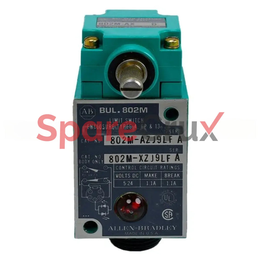 802M-AZJ9LF | ALLEN BRADLEY | Factory Sealed Limit Switch