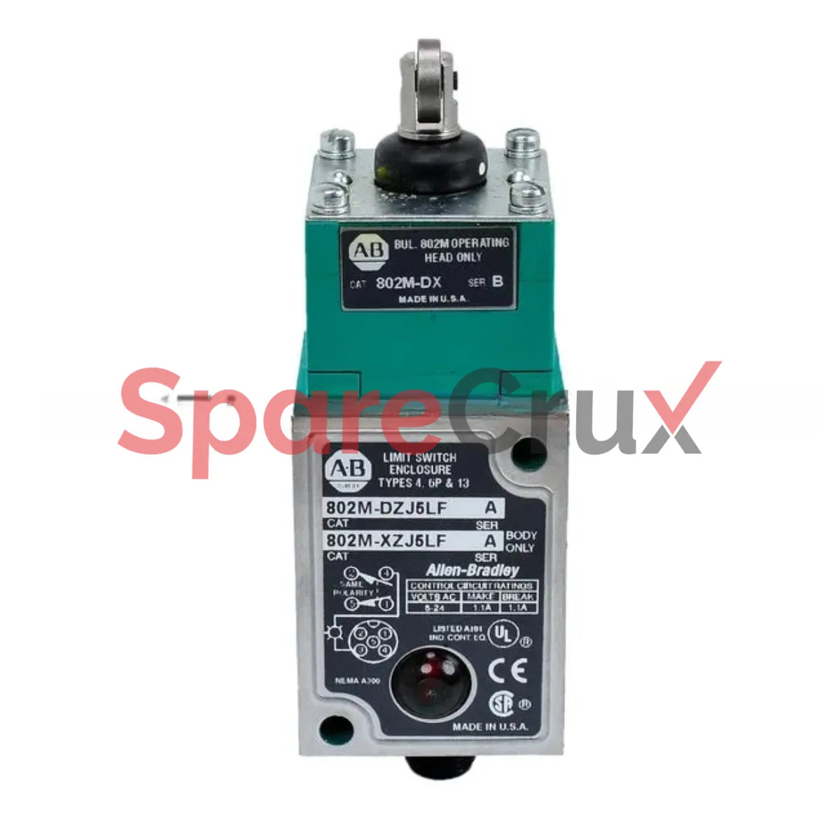 802M-DZJ5 | ALLEN BRADLEY | Factory Sealed Limit Switch